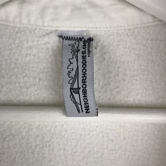 White 'I Heart SF' Zip-Up Hoodie - Picture 11 of 12